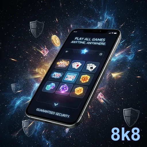 Casino gaming on mobile, feeling at home with 8k8