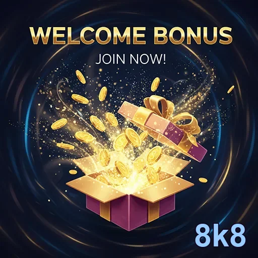 8k8 welcome bonus gift 6